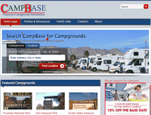 Tablet Screenshot of campbase.com